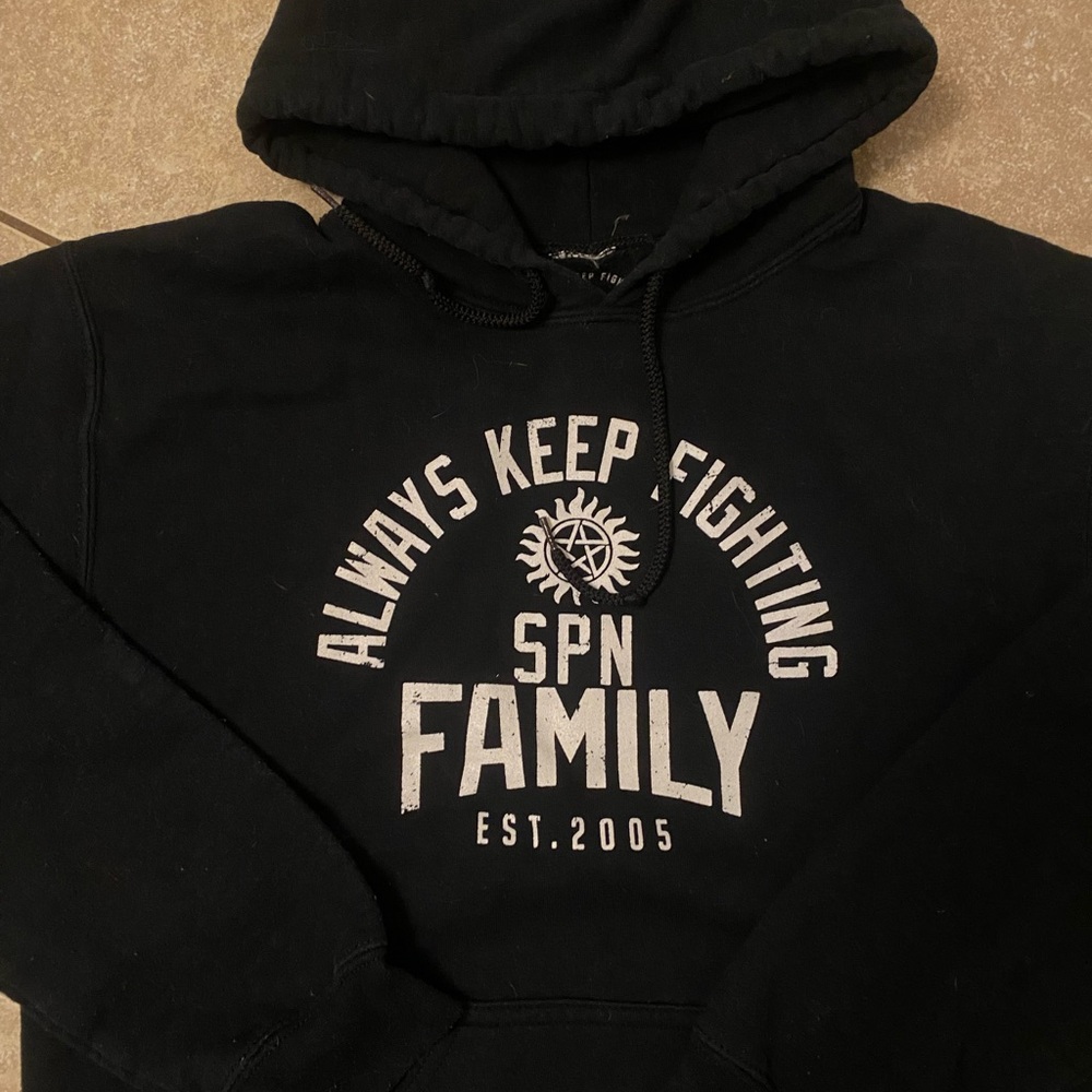 Supernatural 'Always Keep Fighting' Hoodie